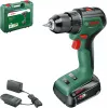 Bosch UniversalDrill 18V-60 1900 RPM greito užspaudimo 1,3 kg juoda, žalia