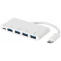 eSTUFF ES623007WH sąsajos šakotuvas USB 3.2 Gen 1 (3.1 Gen 1) Type-C 5000 Mbit/s Balta