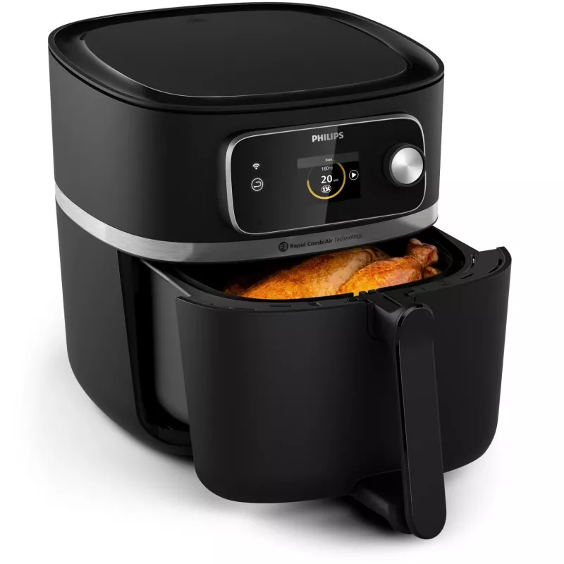 Karšto oro gruzdintuvė „Philips 7000 series“ HD9880/90 8,3 l 2200 W juoda, nerūdijantis plienas