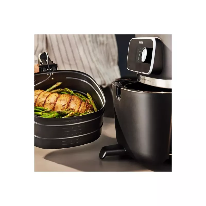 Karšto oro gruzdintuvė „Philips 7000 series“ HD9880/90 8,3 l 2200 W juoda, nerūdijantis plienas