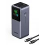 Ugreen 20000mAh 130W greitojo įkrovimo išorinė baterija Lithium pilka