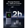 Ugreen 20000mAh 130W greitojo įkrovimo išorinė baterija Lithium pilka