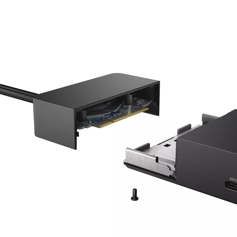 Prijungimo stotelė DELL WD19 laidinė USB 3.2 Gen 1 Type-C juoda