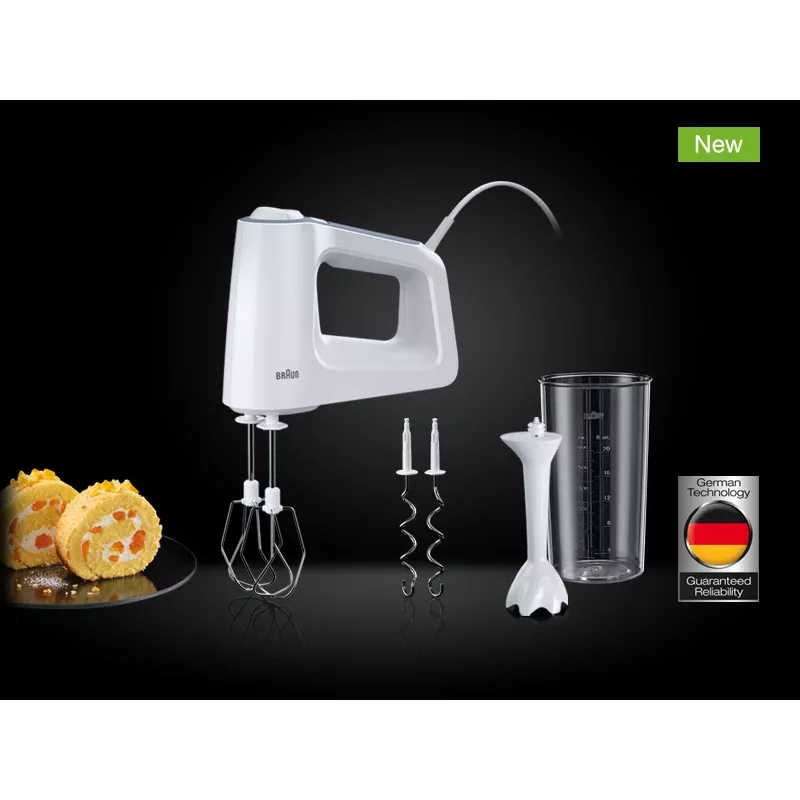 Braun MultiMix 3 rankinis plaktuvas 500 W baltas