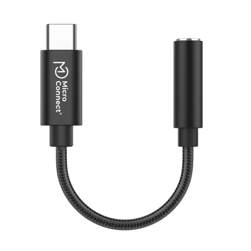 Microconnect MC-AUDIO-USBC vaizdo kabelio adapteris 0,13 m, kištukas į lizdą