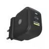 Sieninis įkroviklis ICY BOX 2 prievadų USB Power Delivery greitasis įkrovimas juodas