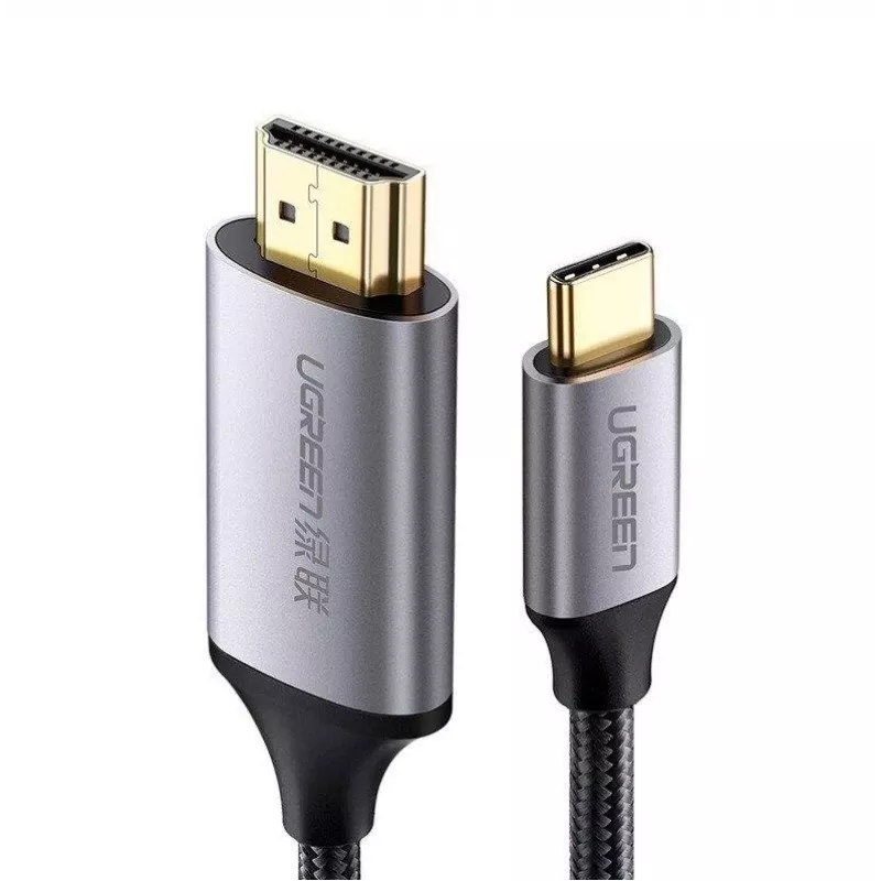 Ugreen 50570 vaizdo kabelio adapteris 1,5 m USB C HDMI Type A (Standard) juodas