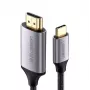 Ugreen 50570 vaizdo kabelio adapteris 1,5 m USB C HDMI Type A (Standard) juodas