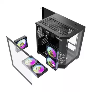 Kompiuterio korpusas Darkflash FT350 ATX Juodas