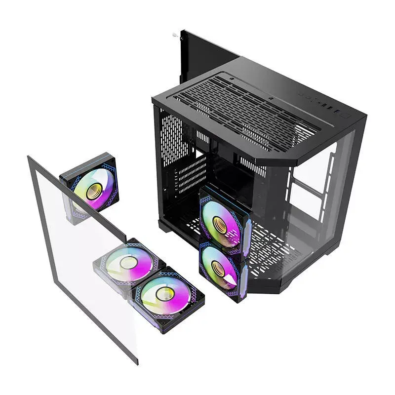 Kompiuterio korpusas Darkflash FT350 ATX Juodas