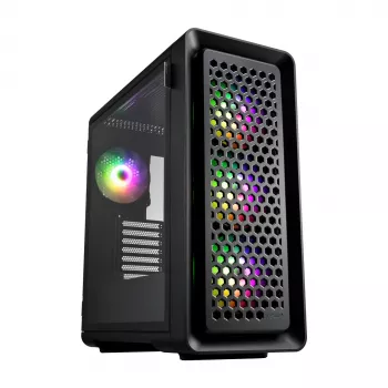 FSP CUT593A korpusas Full Tower mITX, mATX, ATX, E-ATX juodas ARGB