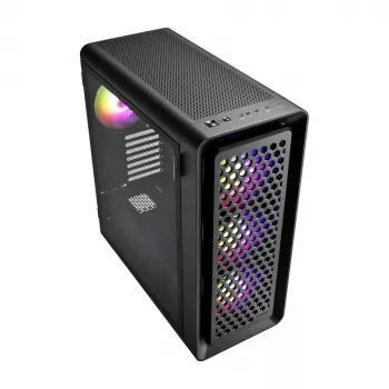 FSP CUT593A korpusas Full Tower mITX, mATX, ATX, E-ATX juodas ARGB