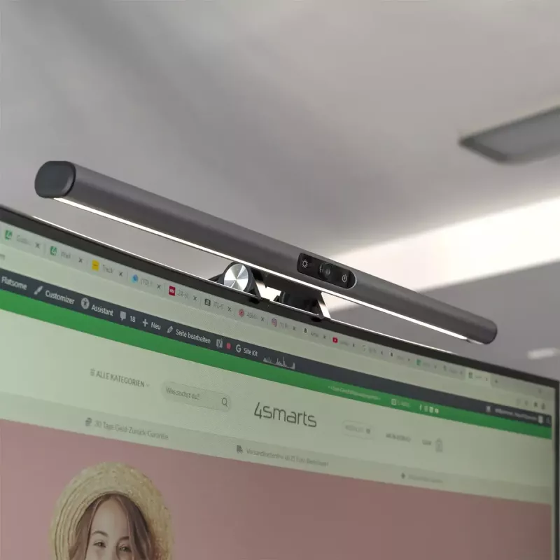 4smarts 2in1 LightBar Pro ABS sidabrinis 447g