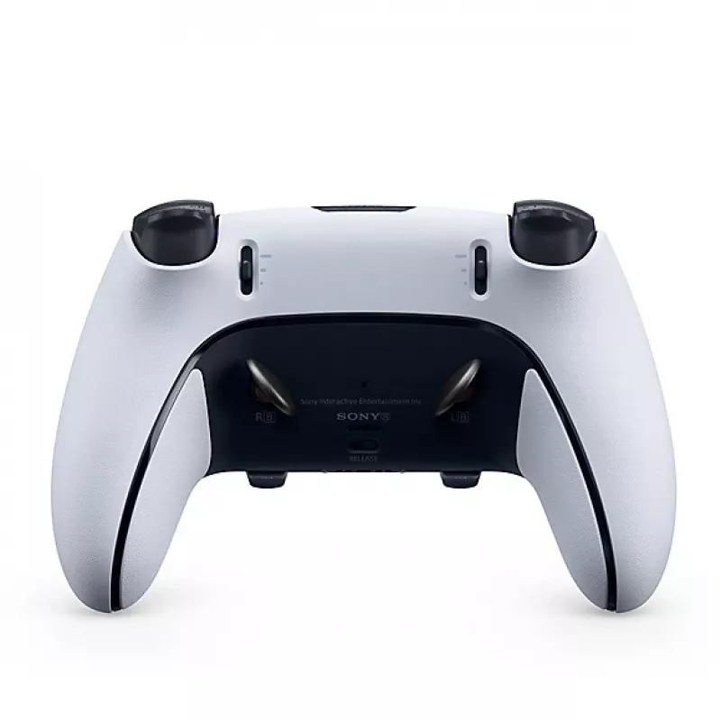 Žaidimų pultas Sony DualSense Edge, skirtas PlayStation 5 — laidinis ir belaidis (Bluetooth/USB), juodas/baltas