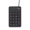 Trust 22221 skaitmeninė klaviatūra Nešiojamam / staliniui kompiuteriui USB Juoda