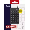 Trust 22221 skaitmeninė klaviatūra Nešiojamam / staliniui kompiuteriui USB Juoda