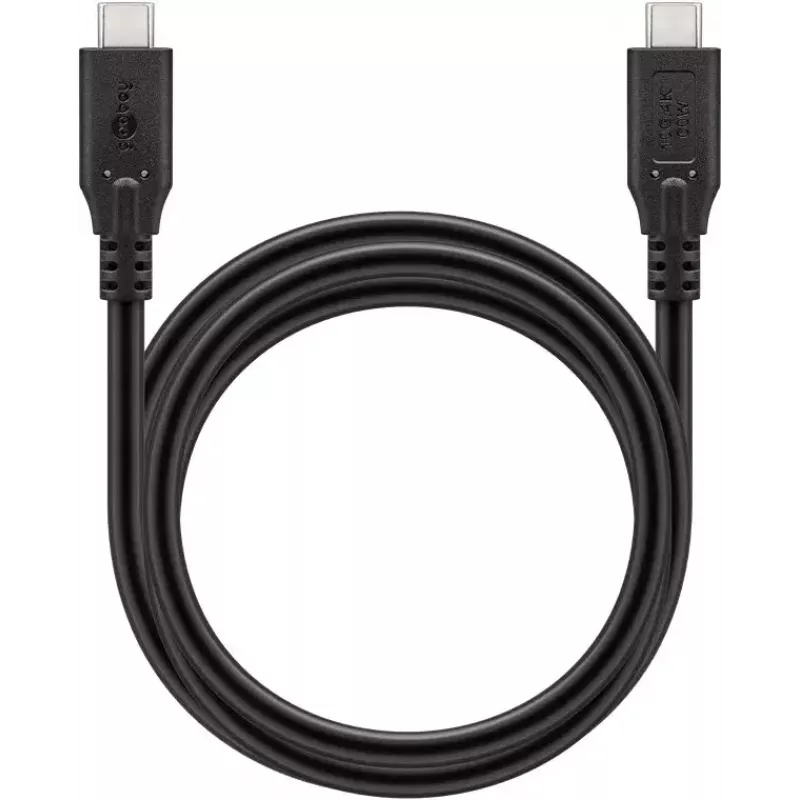 USB laidas Goobay 74205 USB 3.2 Gen 1 1m USB C juodas