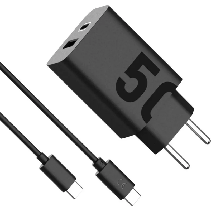 Vidinis kintamosios srovės greitasis įkroviklis Motorola TurboPower 50W — universalus USB-C, juodas