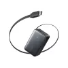 Išorinė baterija Anker Nano 45W su įmontuotu ištraukiamu USB-C laidu A1638H11 10000 mAh juoda