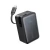 Išorinė baterija Anker Nano 45W su įmontuotu ištraukiamu USB-C laidu A1638H11 10000 mAh juoda