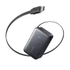 Išorinė baterija Anker Nano 45W su įmontuotu ištraukiamu USB-C laidu A1638H11 10000 mAh juoda