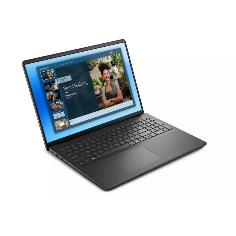 Laptop Dell 16 DC16250 — 16 colių 2K (1920×1200) anti-glare, Intel Core i5-120U, 16GB DDR5, 1TB SSD, Intel Graphics, Windows 11 Pro, apšviesta angliška klaviatūra