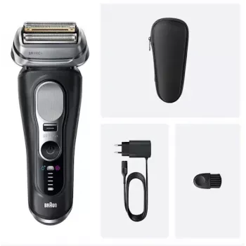 Braun Series 9 Pro+ 9600s folijos skutimosi mašinėlė Trimeris Juoda