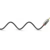 Garso kabelis WENTRONIC Goobay 65293 — 2 m, 2× RCA kištukas į 2× RCA kištuką, varis, auksuoti kontaktai, magnetinis ekranavimas, pilkas