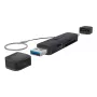 Kortelių skaitytuvas icybox 61179 — USB 3.2 Gen1 3-in-1, USB Type-C ir Type-A jungtys