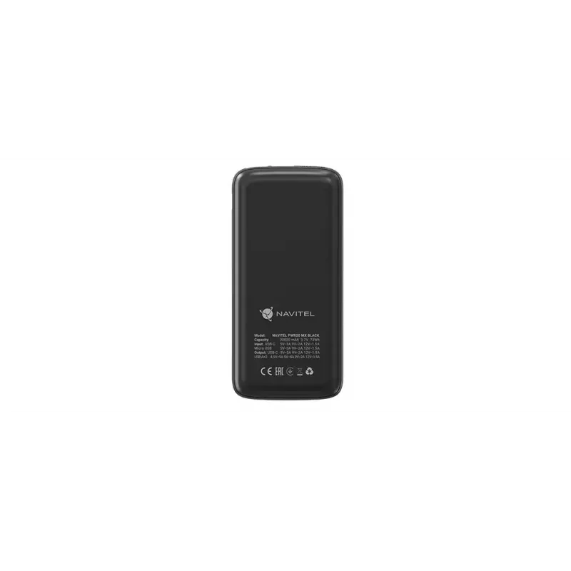 Nešiojamas įkroviklis Navitel PWR20 MX Juoda 20000 mAh