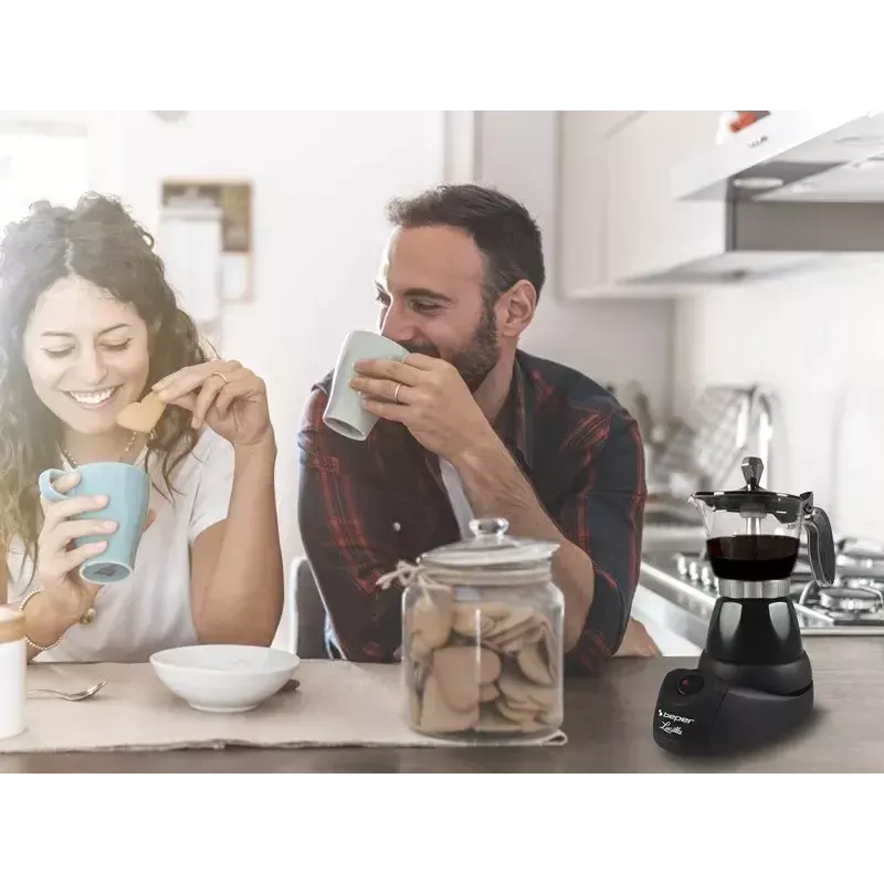 Espresso kavos aparatas Beper 3 puodeliams BC.040N