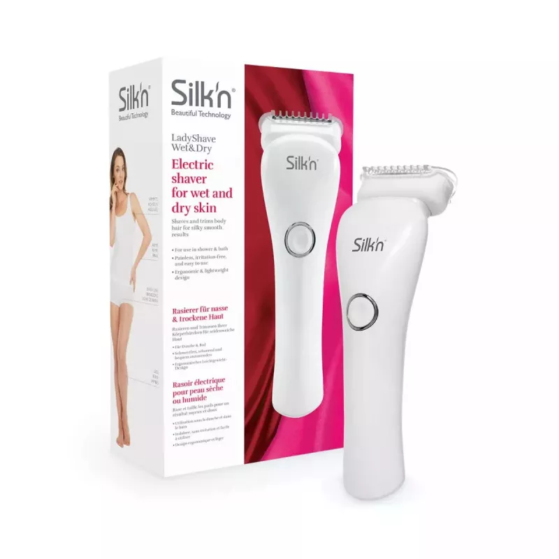 Silk'n LadyShave drėgnam ir sausam naudojimui moterų skustuvas LSW1PE1002