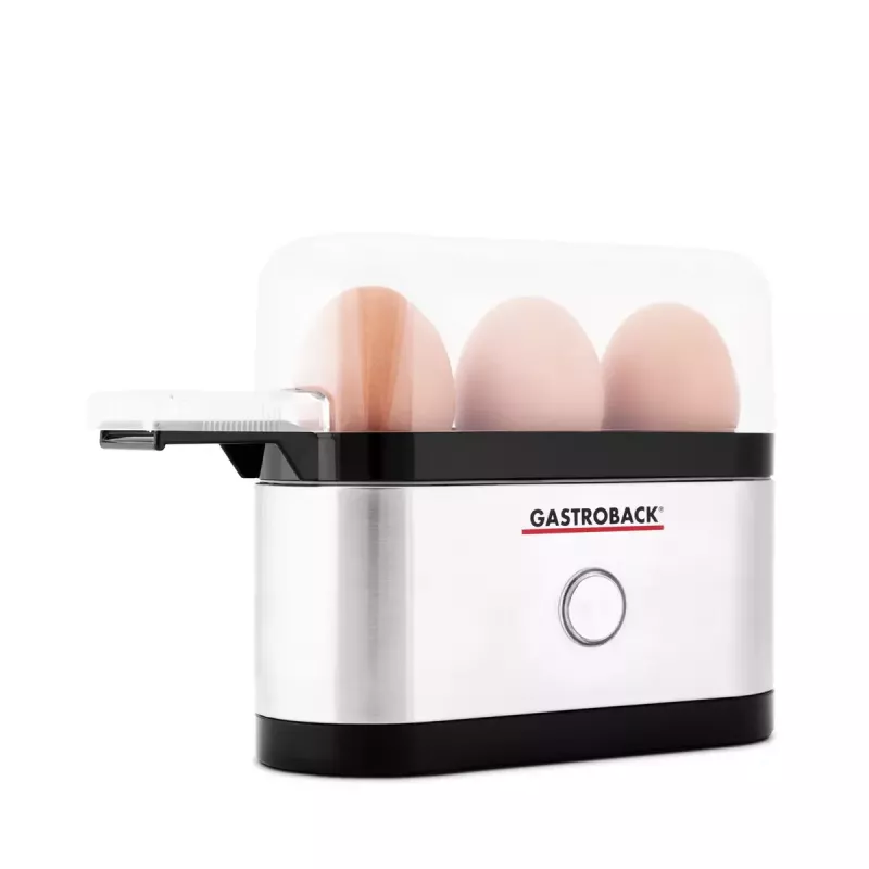 Kiaušinių viryklė Gastroback Design Mini 3 vnt. 350 W Juoda Nerūdijantis plienas