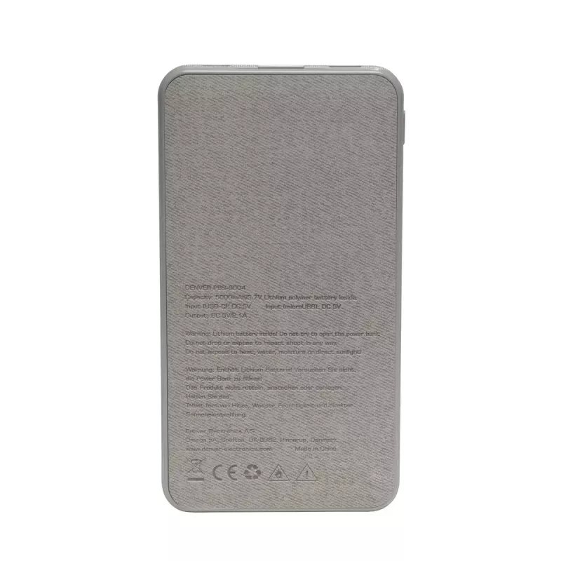 Išorinė baterija Denver PBS-5004 5000 mAh