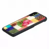 Išmaniojo telefono dėklas iKins iPhone XS/S — Cherry Blossom White dizainas, apsauginis kietas apvalkalas