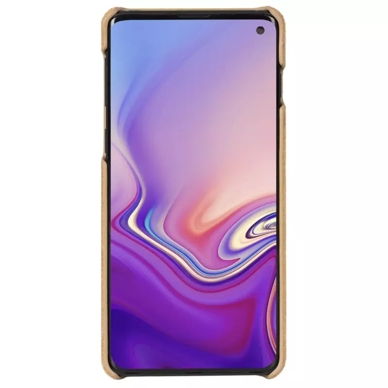 Dėklas Krusell Galaxy S10 smėlio spalvos