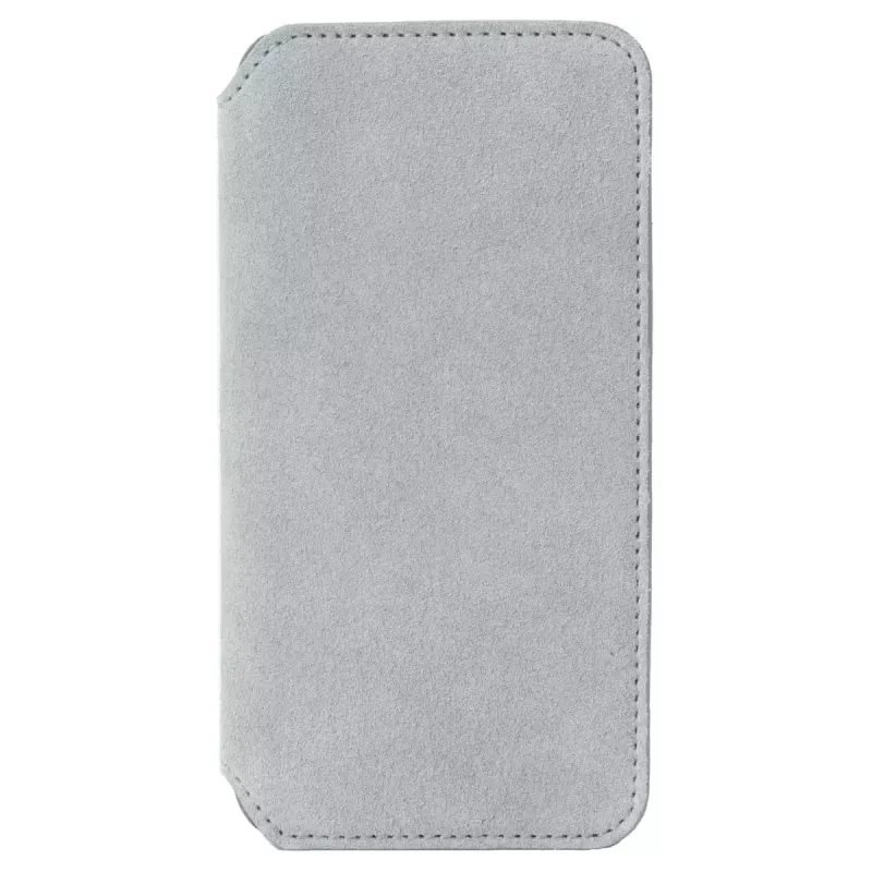 Dėklas-knygelė Krusell Broby 4 Card SlimWallet, skirtas iPhone X/XS, pilkas