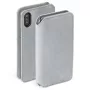 Dėklas-knygelė Krusell Broby 4 Card SlimWallet, skirtas iPhone X/XS, pilkas