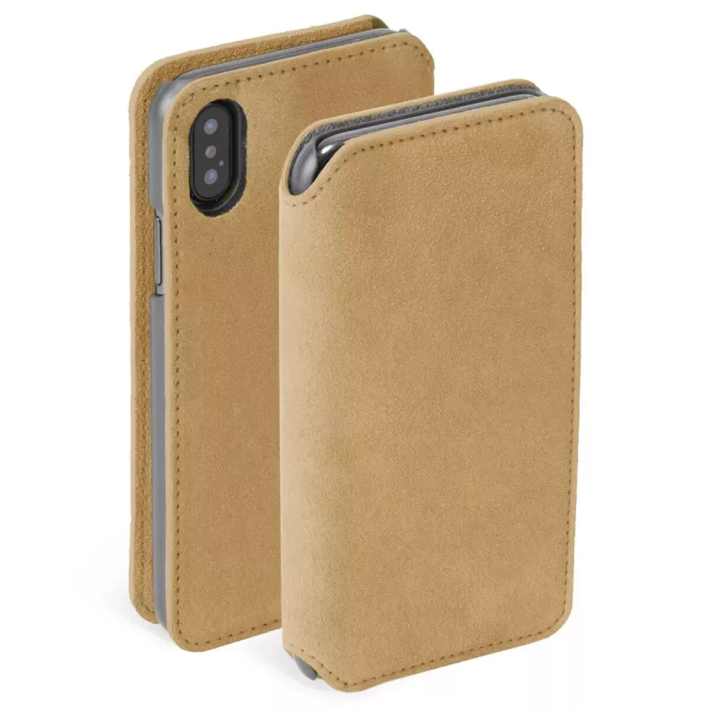 Dėklas-knygelė Krusell Broby 4 Card SlimWallet, skirtas iPhone X/XS