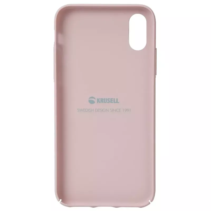 Dėklas Krusell iPhone X/XS rožinis