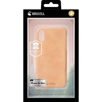 Cover Krusell Sunne iPhone XS Max 16.5 cm smėlio spalvos