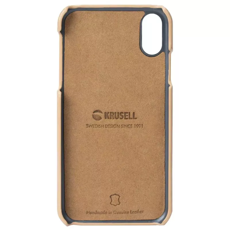 Cover Krusell Sunne iPhone XS Max 16.5 cm smėlio spalvos