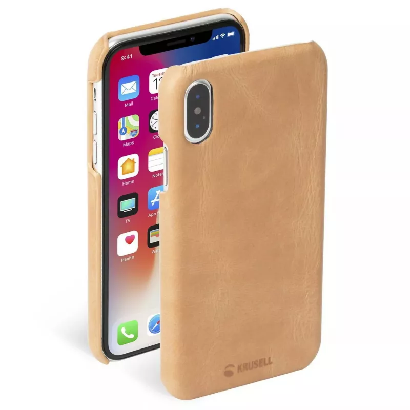 Cover Krusell Sunne iPhone XS Max 16.5 cm smėlio spalvos