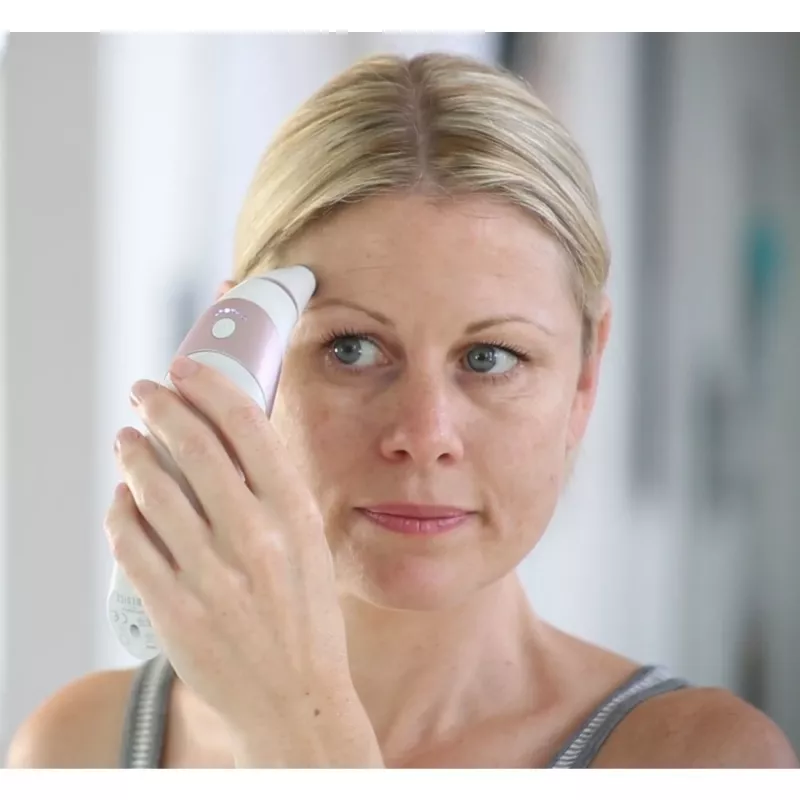 HoMedics Radiance odos priežiūros prietaisas Odos vakuuminė mikrodermabrazija Rožinio aukso, Balta