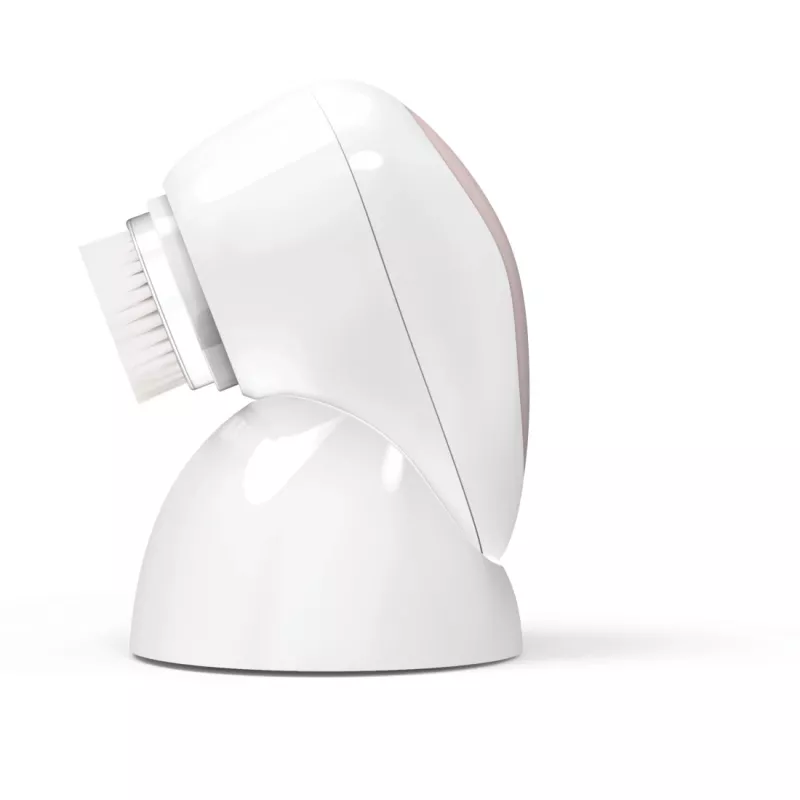 HoMedics FAC-600-EU veido valymo šepetėlis Pulsacinis Rožinis auksas, Balta Baterija