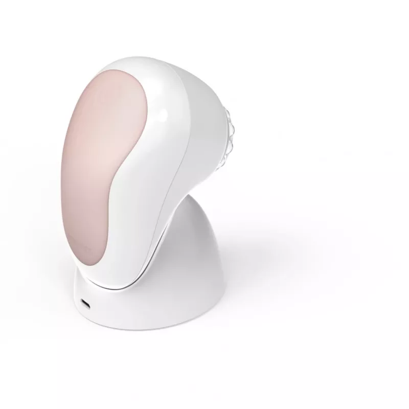 HoMedics FAC-600-EU veido valymo šepetėlis Pulsacinis Rožinis auksas, Balta Baterija