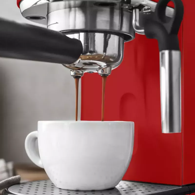 Espreso aparatas Gastroback Design Espresso Piccolo 1,5 l 1400 W raudonas