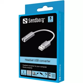 „Sandberg Headset USB“ keitiklis