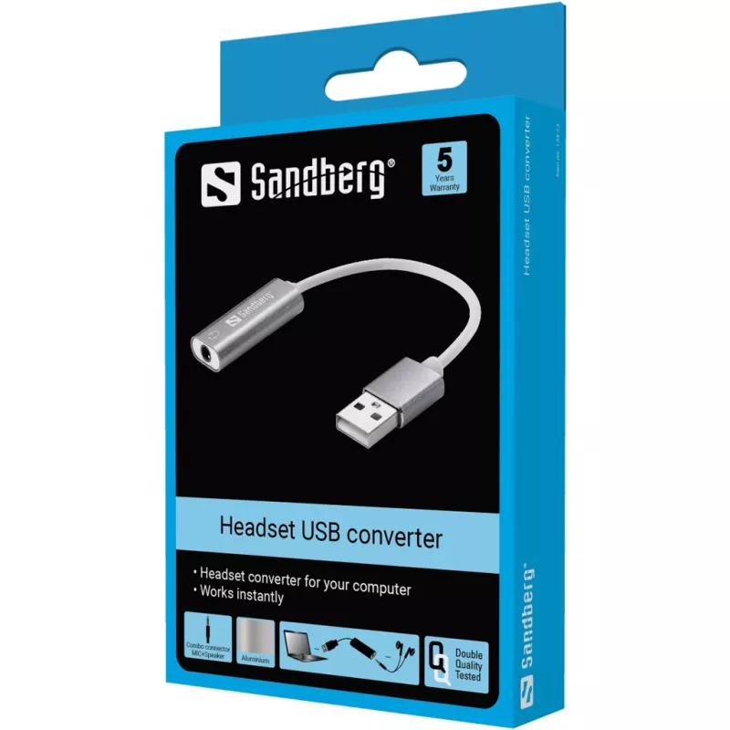 „Sandberg Headset USB“ keitiklis