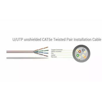 Tinklo kabelis SBOX UTP-305 CAT5E RJ45 305 m mėlynas